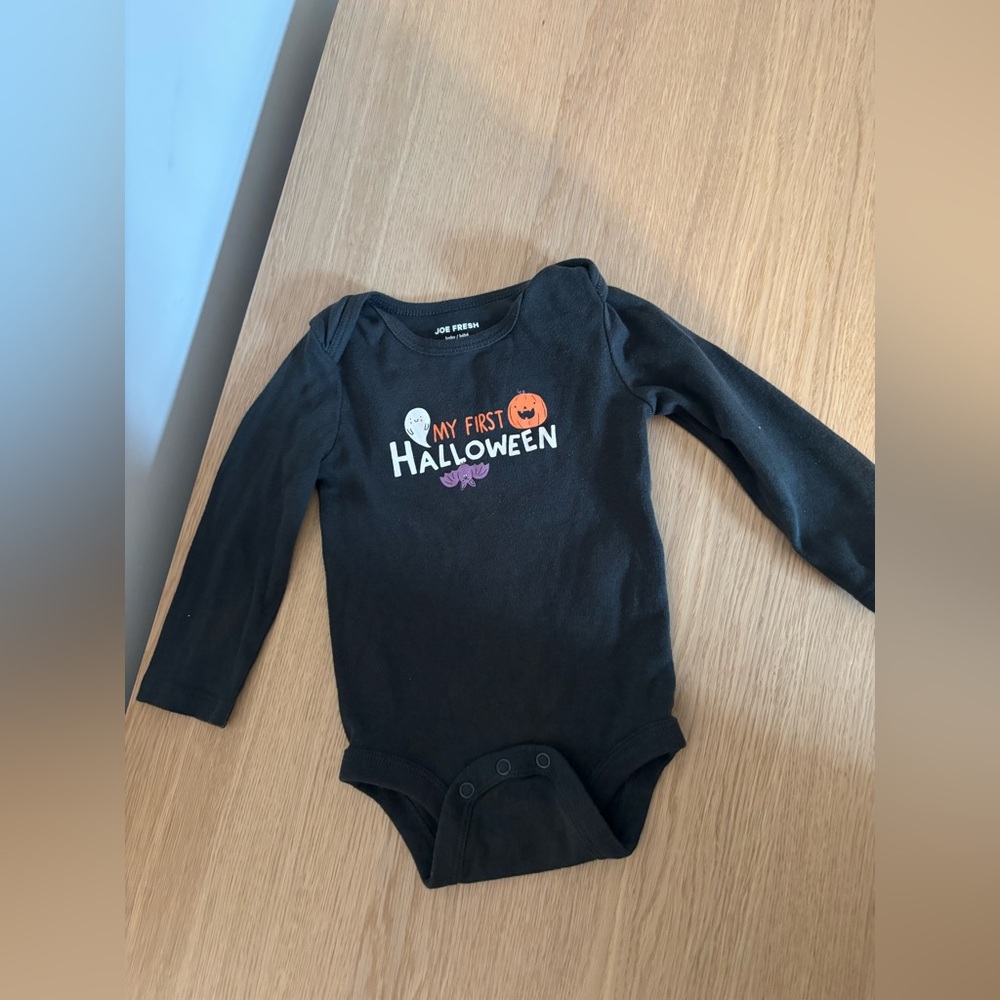 My first Halloween onesie 6-12 months ago